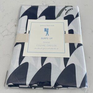 Pottery Barn Kids Surfs Up Standard Wave Print 100% Cotton Pillow Sham Sz OS